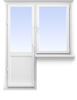 Balkonelement mit Drehkippfenster