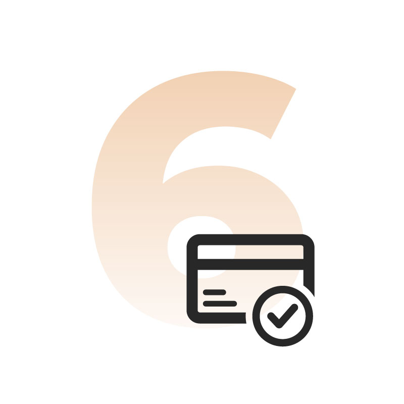 Schließen Sie Ihre Bestellung ab Schließen Sie Ihre Bestellung ab