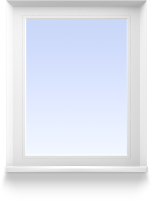 Einflügelige Fenster