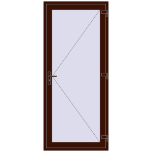 In den Warenkorb Einfach und Doppelglasschwingtüren 1000x2300 mm INTERIOR door (Т94/60) opens to the outside BLACK_CHERRY beidseitig