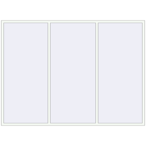 Aluminiumfenster 3000x2200 mm Dreiflügelig. Sicht von innen In den Warenkorb Kipp und Drehfenster 3000x2200 mm Aluprof MB86 (aluminum) RAL 9016 Traffic white beidseitig