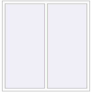 In den Warenkorb Kipp und Drehfenster 1600x1600 mm REHAU  BRILLANT RAL 9016 Traffic white beidseitig