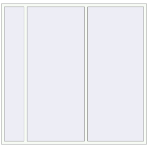 In den Warenkorb Kipp und Drehfenster 2400x2320 mm Aluprof MB86 (aluminum) RAL 9016 Traffic white beidseitig