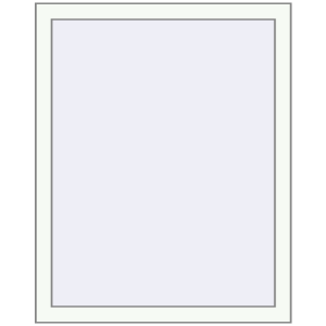 Kunststofffenster 800x1000 mm Einzelnes Blatt. Sicht von innen In den Warenkorb Kipp und Drehfenster 800x1000 mm REHAU EURO70 RAL 9016 Traffic white beidseitig