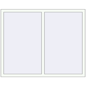 Kunststofffenster 1500x1200 mm Zweiblättrig. Sicht von innen In den Warenkorb Kipp und Drehfenster 1500x1200 mm REHAU EURO70 RAL 9016 Traffic white beidseitig