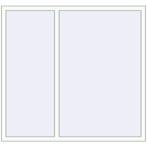 Kunststofffenster 1600x1500 mm Zweiblättrig. Sicht von innen In den Warenkorb Kipp und Drehfenster 1600x1500 mm REHAU SYNEGO MD 80 RAL 9016 Traffic white beidseitig