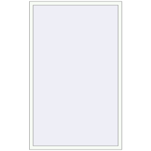 Kunststofffenster 1290x1980 mm Einzelnes Blatt. Sicht von innen In den Warenkorb Kipp und Drehfenster 1290x1980 mm REHAU EURO70 RAL 9016 Traffic white beidseitig