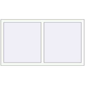 Kunststofffenster 1500x800 mm Zweiblättrig. Sicht von innen In den Warenkorb Kipp und Drehfenster 1500x800 mm REHAU SYNEGO MD 80 RAL 9016 Traffic white beidseitig