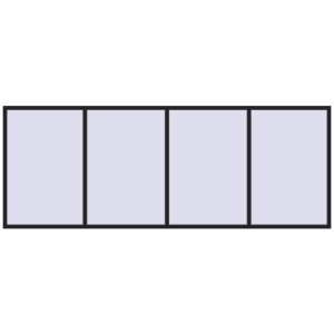 In den Warenkorb Kipp und Drehfenster 4000x1500 mm REHAU EURO70 BLACK_ULTI-MATT beidseitig