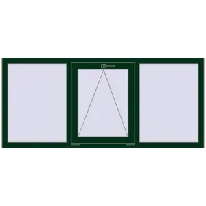 In den Warenkorb Kipp und Drehfenster 1800x800 mm REHAU EURO70 MOSS_GREEN beidseitig