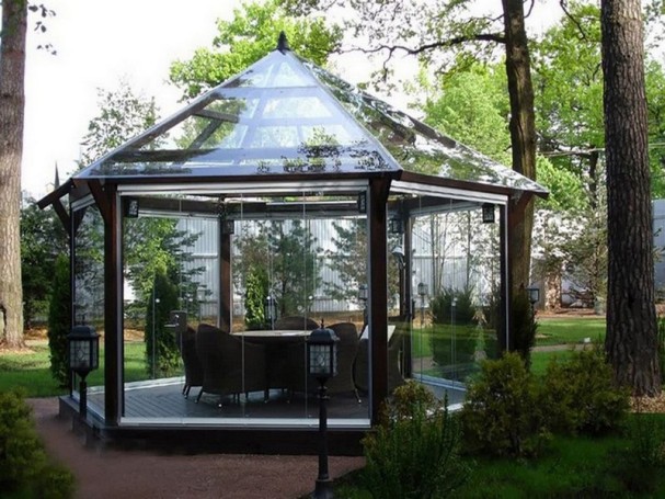 Kalte rahmenlose Verglasung