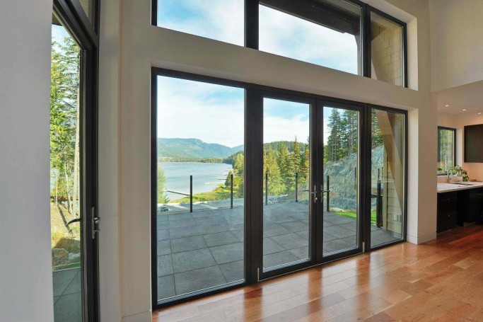 Aluminiumtür zur Veranda