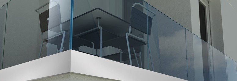 Glasgeländer