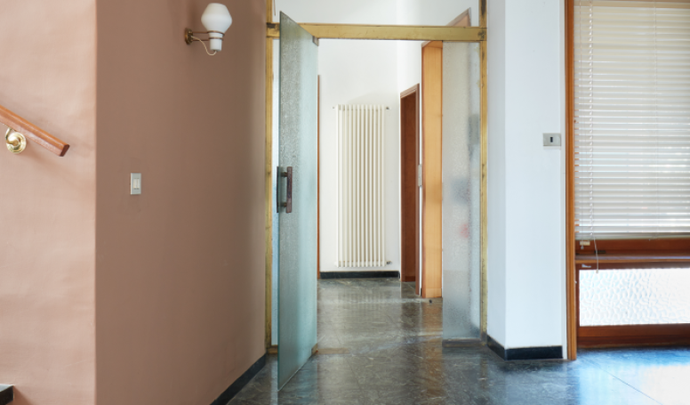 Glastüren zum Kinderzimmer