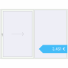 Preisgestaltung Terrassentüren 3000x2250 mm PATIO DOOR REHAU SYNEGO ANTHRACITE_GREY_GLATT extern. Preis: 3.450,51 €