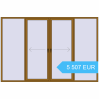 Preisgestaltung Terrassentüren 3300x2200 mm Patio door (REHAU SYNEGO) LIGHT_OAK beidseitig. Preis: 5 507.44 EUR