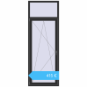 Preisgestaltung Balkontüren 900x2500 mm BALCONY DOOR REHAU EURO 60 BLACK_STRUCTURAL beidseitig. Preis: 415,37 €