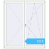 Preisgestaltung Balkontüren 1800x2100 mm KORSA ENERGY-SAVING (REHAU SYNEGO MD) BALKON DOOR RAL 9016 Traffic white beidseitig. Preis: 720,61 €