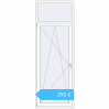 Preisgestaltung Balkontüren 900x2500 mm BALCONY DOOR REHAU EURO 60 RAL 9016 Traffic white beidseitig. Preis: 294,59 €