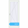 Preisgestaltung Balkontüren 800x2100 mm BALCONY DOOR REHAU EURO 60 RAL 9016 Traffic white beidseitig. Preis: 240,14 €