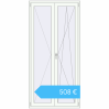 Preisgestaltung Balkontüren 1100x2300 mm KORSA OPTIMUM (REHAU Euro 70) BALKON DOOR RAL 9016 Traffic white beidseitig. Preis: 507,90 €