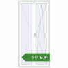 Preisgestaltung Balkontüren 1100x2300 mm KORSA OPTIMUM (REHAU Euro 70) BALKON DOOR RAL 9016 Traffic white beidseitig. Preis: 516.74 EUR