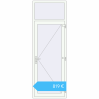 Preisgestaltung Haustüren 900x2600 mm DOOR KORSA OPTIMUM (REHAU Brillant Design) RAL 9016 Traffic white beidseitig. Preis: 819,17 €