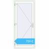 Preisgestaltung Haustüren 900x2100 mm DOOR KORSA OPTIMUM (REHAU Brillant Design) RAL 9016 Traffic white beidseitig. Preis: 758,64 €