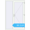 Preisgestaltung Haustüren 1400x2100 mm DOOR KORSA OPTIMUM (REHAU Brillant Design) RAL 9016 Traffic white beidseitig. Preis: 981.17 EUR