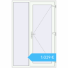 Preisgestaltung Haustüren 1400x2100 mm DOOR OPTIMUM REHAU BRILLANT RAL 9016 Traffic white beidseitig. Preis: 1.029,08 €