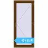 Preisgestaltung Einfach und Doppelglasschwingtüren 1000x2300 mm INTERIOR door (Т94/60) opens to the outside WALNUT beidseitig. Preis: 558.14 EUR