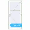 Preisgestaltung Einfach und Doppelglasschwingtüren 1000x2100 mm INTERIOR door (Т94/60) opens to the outside RAL 9016 Traffic white beidseitig. Preis: 456.59 EUR