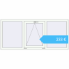 Preisgestaltung Kipp und Drehfenster 1800x800 mm REHAU OPTIMUM EURO-DESIGN 70 RAL 9016 Traffic white beidseitig. Preis: 232,85 €