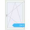 Preisgestaltung Kipp und Drehfenster 1000x1500 mm REHAU OPTIMUM EURO-DESIGN 70 RAL 9016 Traffic white beidseitig. Preis: 234,37 €