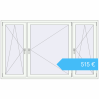 Preisgestaltung Kipp und Drehfenster 2150x1300 mm REHAU OPTIMUM EURO-DESIGN 70 RAL 9016 Traffic white beidseitig. Preis: 515,13 €