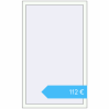 Preisgestaltung Kipp und Drehfenster 850x1400 mm REHAU OPTIMUM EURO-DESIGN 70 RAL 9016 Traffic white beidseitig. Preis: 112,40 €