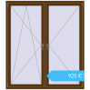 Preisgestaltung Kipp und Drehfenster 1600x1800 mm REHAU BRILLANT DESIGN WALNUT beidseitig. Preis: 924,81 €