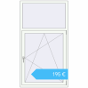 Preisgestaltung Kipp und Drehfenster 1000x1800 mm REHAU OPTIMUM EURO-DESIGN 70 RAL 9016 Traffic white beidseitig. Preis: 195,00 €