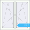 Preisgestaltung Kipp und Drehfenster 1500x1500 mm REHAU OPTIMUM EURO-DESIGN 70 RAL 9016 Traffic white beidseitig. Preis: 292,00 €