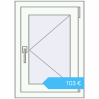 Preisgestaltung Kipp und Drehfenster 500x700 mm REHAU OPTIMUM EURO-DESIGN 70 RAL 9016 Traffic white beidseitig. Preis: 102,97 €