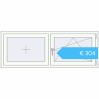 Preisgestaltung Kipp und Drehfenster 1600x600 mm REHAU ENERGY-SAVING SYNEGO MD RAL 9016 Traffic white beidseitig. Preis: 303,93 €
