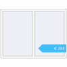 Preisgestaltung Kipp und Drehfenster 1600x1200 mm REHAU ENERGY-SAVING SYNEGO MD RAL 9016 Traffic white beidseitig. Preis: 243,68 €