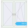Preisgestaltung Kipp und Drehfenster 1300x1400 mm REHAU ENERGY-SAVING SYNEGO MD ANTHRACITE_GREY_STRUKTURAL extern. Preis: 545,44 €