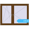 Preisgestaltung Kipp und Drehfenster 1600x1200 mm REHAU BRILLANT DESIGN WALNUT beidseitig. Preis: 698,22 €