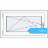 Preisgestaltung Kipp und Drehfenster 780x460 mm REHAU BRILLANT DESIGN RAL 9016 Traffic white beidseitig. Preis: 124,07 €
