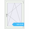 Preisgestaltung Kipp und Drehfenster 750x1100 mm REHAU  BRILLANT RAL 9016 Traffic white beidseitig. Preis: 184.94 EUR