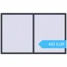Preisgestaltung Kipp und Drehfenster 2000x1250 mm REHAU SYNEGO MD 80 ANTHRACITE_GREY_STRUKTURAL beidseitig. Preis: 492.9 EUR