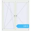 Preisgestaltung Kipp und Drehfenster 1600x1800 mm REHAU BRILLANT DESIGN RAL 9016 Traffic white beidseitig. Preis: 537,68 €
