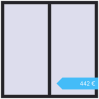 Preisgestaltung Kipp und Drehfenster 1500x1500 mm REHAU ENERGY-SAVING SYNEGO MD BLACK_ULTI-MATT beidseitig. Preis: 441,80 €