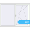 Preisgestaltung Kipp und Drehfenster 1800x1400 mm KORSA OPTIMUM 70 (REHAU Euro 70). Preis: 250,65 €